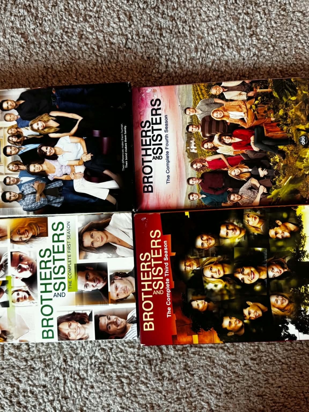 Brothers and Sisters DVD Set Seasons 1-4